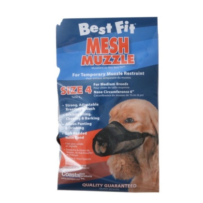 Nylon Fabridog Best Fit Muzzle - Size 4 (Dogs 24-48 lbs)