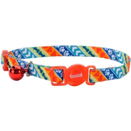 Safe Cat Fashion Adjustable Breakaway Collar Resolve - Fits Necks 8\
