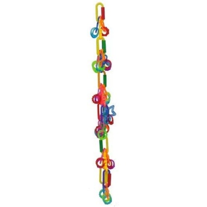 AE Cage Company Happy Beaks Acrylic Rings, Stars and Rubber Things - 1 count