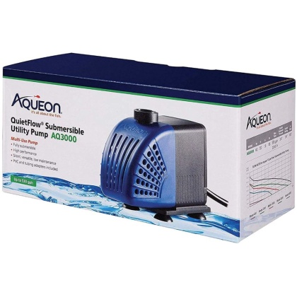 Aqueon QuietFlow Submersible Utility Pump - AQ3000 (530 GPH)