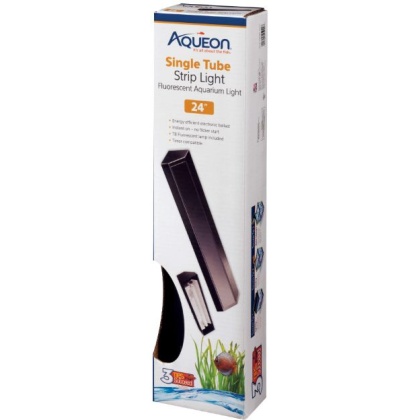 Aqueon Fluorescent Strip Light Black - 24\