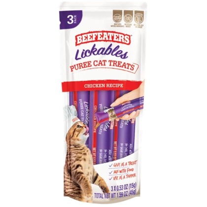 Beefeaters Lickables Chicken Puree Cat Treats - 1.59 oz