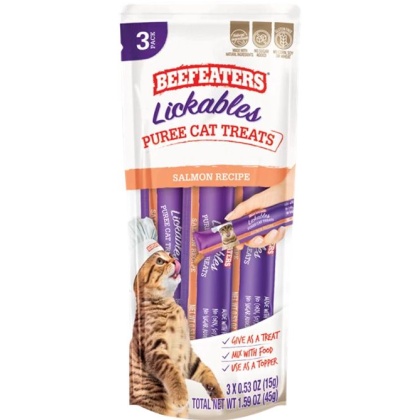 Beefeaters Lickables Salmon Puree Cat Treats - 1.59 oz