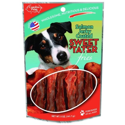 Carolina Prime Sweet Tater & Salmon Fries Dog Treats - 5 oz