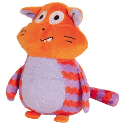 Petmate Booda Zoobilee Grunting Cat Plush Dog Toy  - 1 count