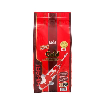 Hikari Gold Color Enhancing Koi Food - Large Pellet - 11 lbs
