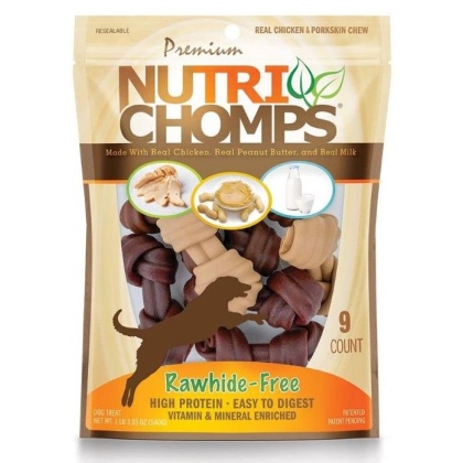 Premium Nutri Chomps Variety Knots - 9 Count