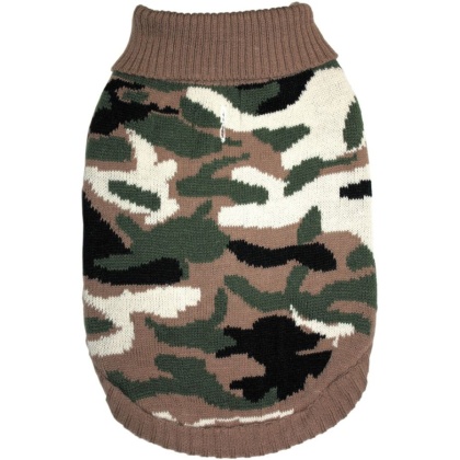 Fashion Pet Camouflage Sweater for Dogs - Large