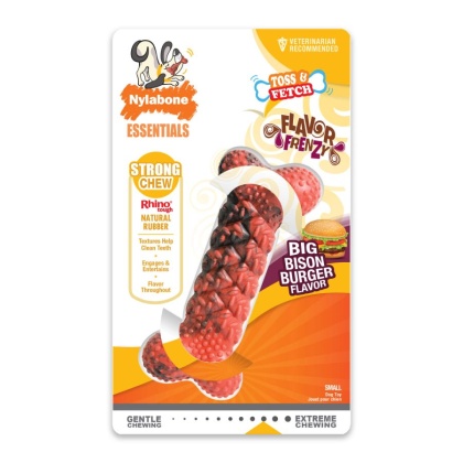 Nylabone Essentials Strong Chew Bone Bison Burger Flavor Small - Small 1 count