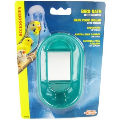 Living World Bird Bath with Mirror - Bird Bath with Mirror