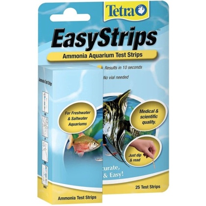 Tetra EasyStrips Ammonia Aquarium Test Strips - 25 Pack