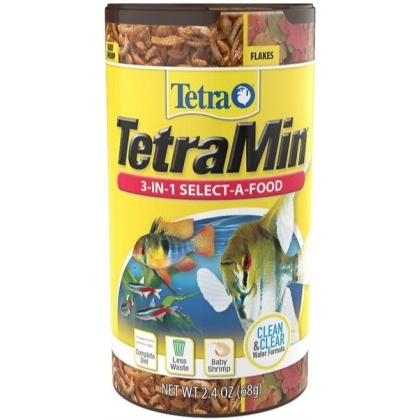 Tetra TetraMin Select-A-Food Fish Food - 2.4 oz