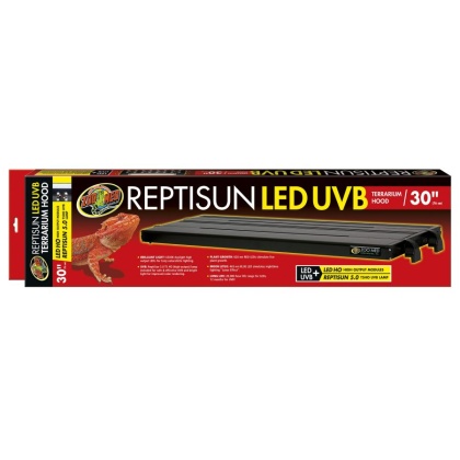 Zoo Med Reptisun LED UVB High Output Terrarium Hood - 30\