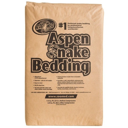 Zoo Med Aspen Snake Bedding - 7.5 Cu. Ft. Bale