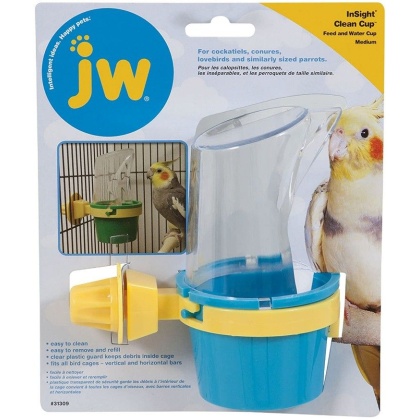 JW Insight Clean Cup Feed & Water Cup - Medium (3\