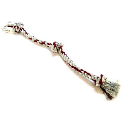 Flossy Chews Colored 3 Knot Tug Rope - X-Large - 36\