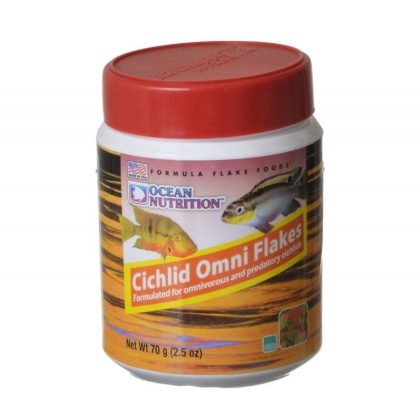 Ocean Nutrition Cichlid Omni Flakes - 2.5 oz