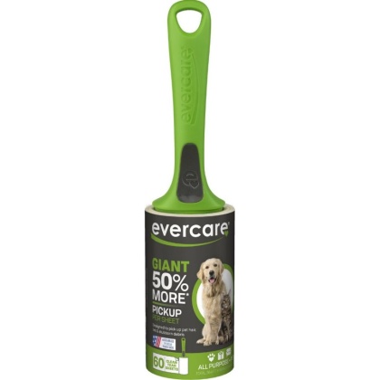 Evercare Giant Pet Hair Roller - Giant Lint Roller - (60 X-Large Sheet Roll)