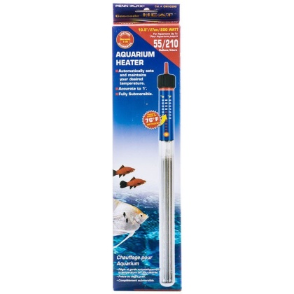 Penn Plax Cascade Submersible Heat Aquarium Heater - 200 Watts - 10\