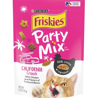 Friskies Party Mix Crunch Treats California Crunch - 6 oz