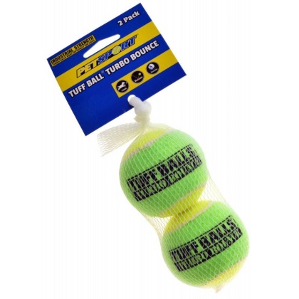 Petsport Tuff Ball Turbo Bounce - 2 Count