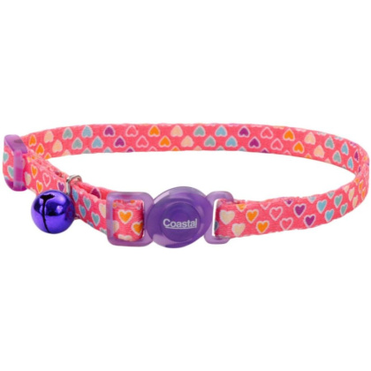 Coastal Pet Safe Cat Breakaway Collar Multi Heart - 12\