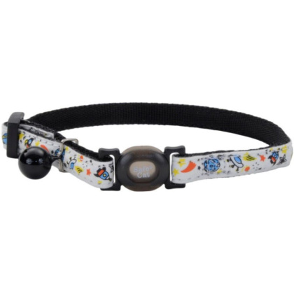 Coastal Pet Safe Cat Glow in the Dark Adjustable Collar Galaxy - 12\