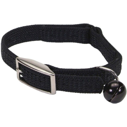 Coastal Pet Sassy Snagproof Nylon Safety Cat Collar Black - 10\