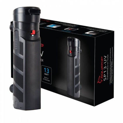 Aquatop Submersible UV Filter with Pump - 13 Watts - 395 GPH - Aquariums up to 150 Gallons - (13\