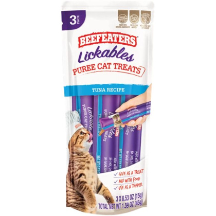 Beefeaters Lickables Tuna Puree Cat Treats - 1.59 oz