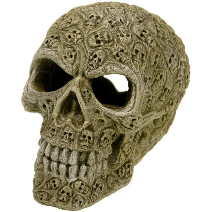 Exotic Environments Haunted Skull Aquarium Ornament - 4.5\