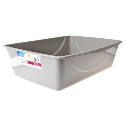 Petmate Litter Pan - Gray - Jumbo (22.3\