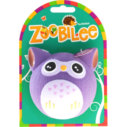 Petmate Booda Zoobilee Latex Owl Fetch Balls Dog Toy  - 1 count