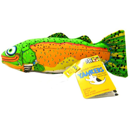 Fat Cat Classic Yankers Dog Toy - Assorted - Trout (14\