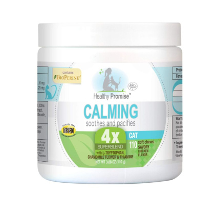 Four Paws Healthy Promise Calming Aid for Cats - 110 count