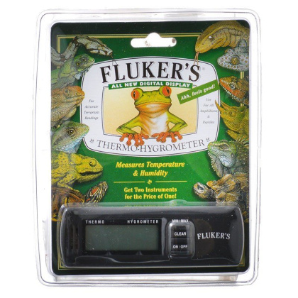Flukers Digital Thermo-Hygrometer - 1 Pack