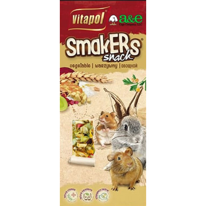 A&E Cage Company Smakers Vegetable Sticks for Small Animals - 2 count