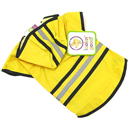 Fashion Pet Rainy Day Dog Slicker - Yellow - Small (10\