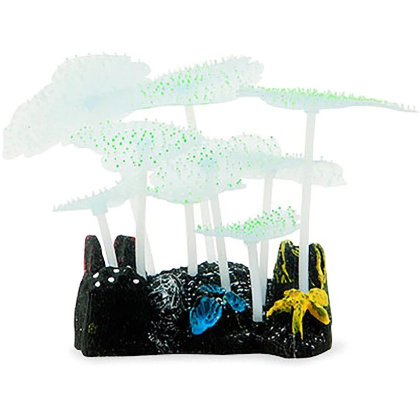 Aquatic Creations Aquarium Decor Actinodiscus Anemone Green - 1 Count