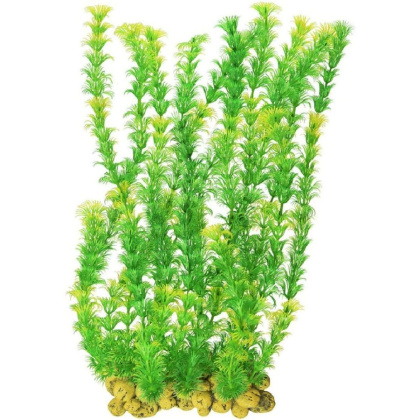 Yup Aquarium Decor Wall of Plants - Yellow & Green - 1 Pack