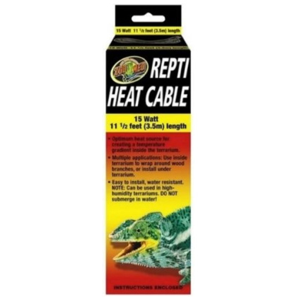 Zoo Med Repti Heat Cable - 15 watt (11.5\'L)