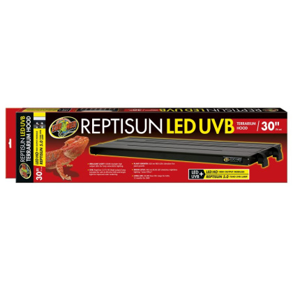 Zoo Med Reptisun LED UVB High Output Terrarium Hood - 30\