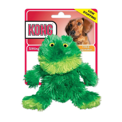 Kong Plush Frog Dog Toy - Small - 5\