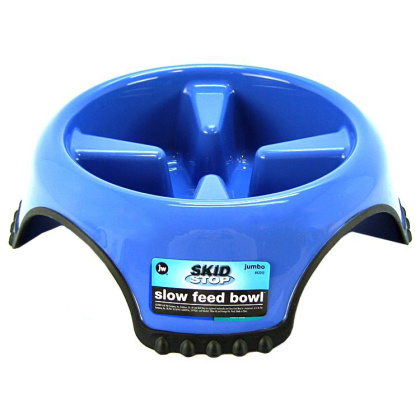 JW Pet Skid Stop Slow Feed Bowl - Jumbo - 13\