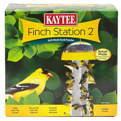 Kaytee Finch Station 2 Sock Feeder - 9-1/8\