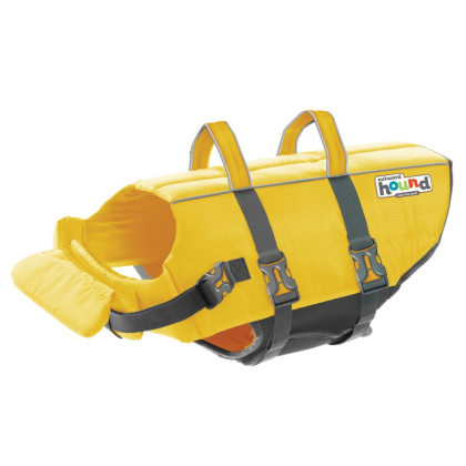 Outward Hound Granby Splash Yellow Dog Life Jacket - X-Small girth 11-15\