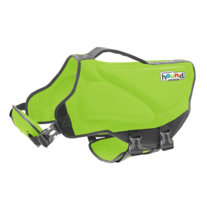 Outward Hound Dawson Swim Green Dog Life Jacket - X-Large girth 33-44\
