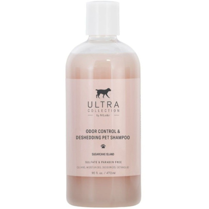 Nilodor Ultra Collection Odor Control and Deshedding Shampoo Sugarcane Island Scent - 16 oz
