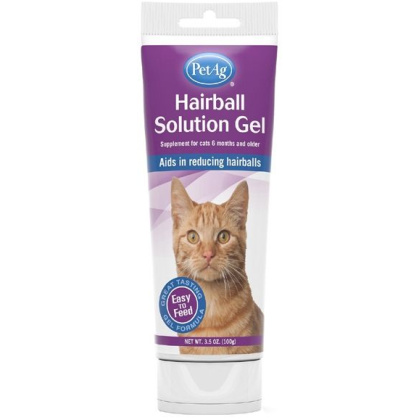 Pet Ag Hairball Solution Gel for Cats - 3.5 oz