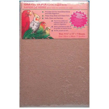 Penn Plax Calcium Plus Gravel Paper for Caged Birds - 9.5\